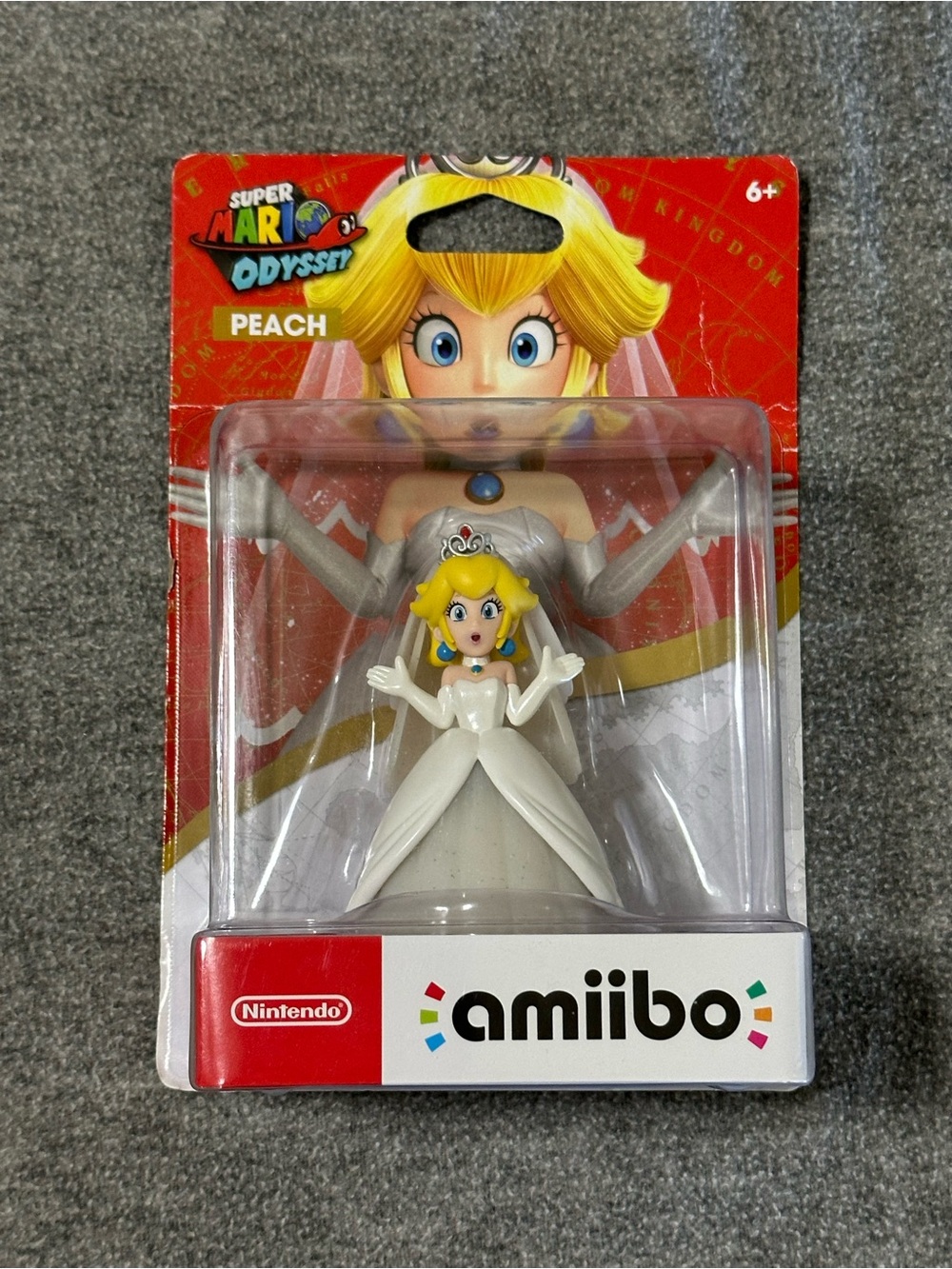 Nintendo amiibo Wedding Princess Peach Boxed Figure - Super Mario Odyssey -